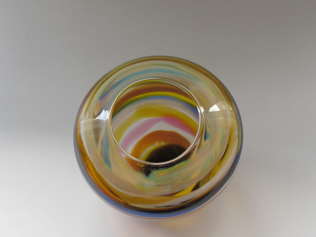 フラワーベース(花瓶) Rainbow① ※限定一点モノ