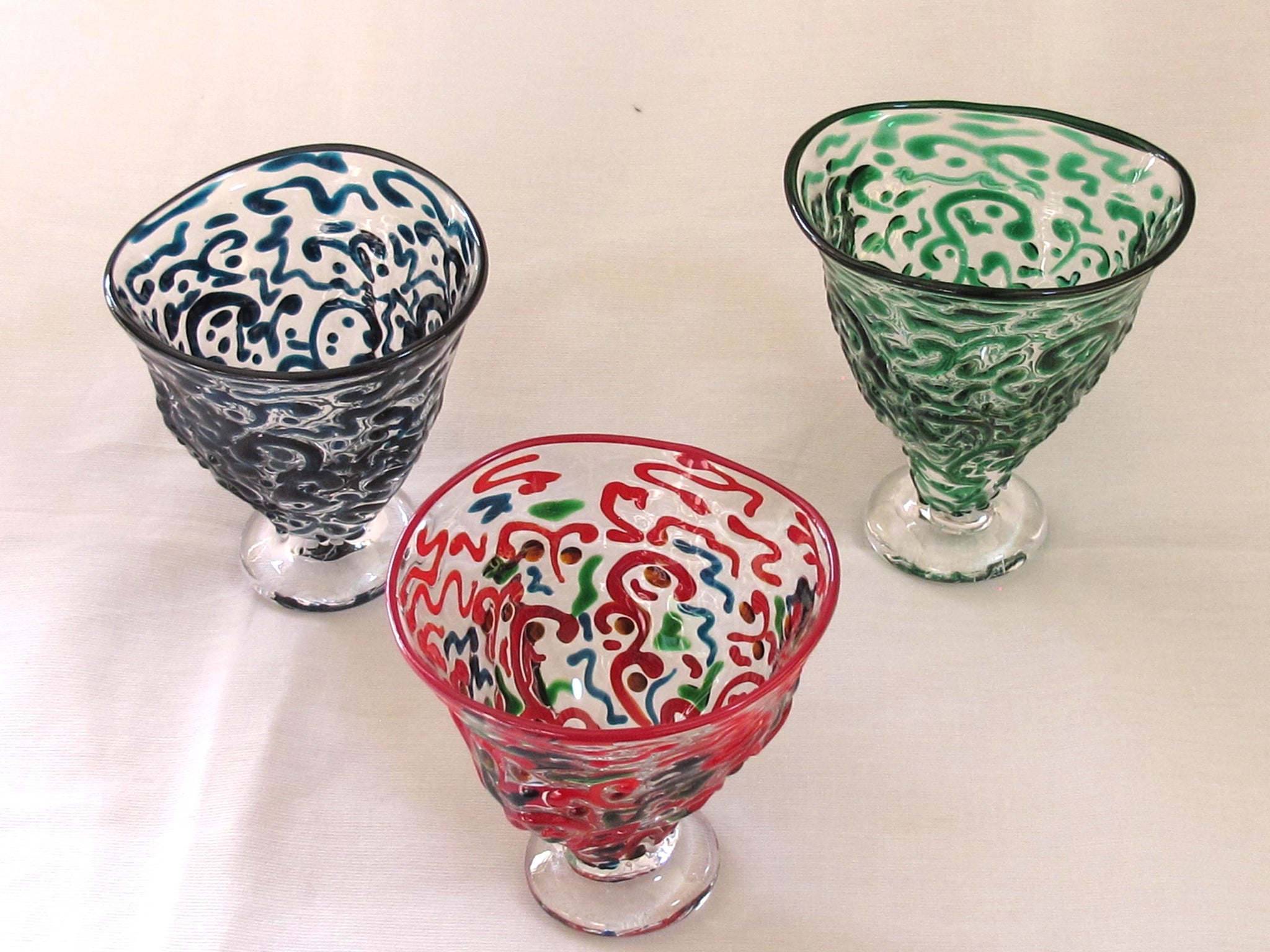 アラベスクつららグラス　緑