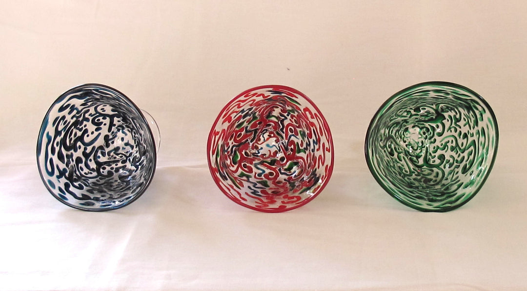 アラベスクつららグラス　濃紺