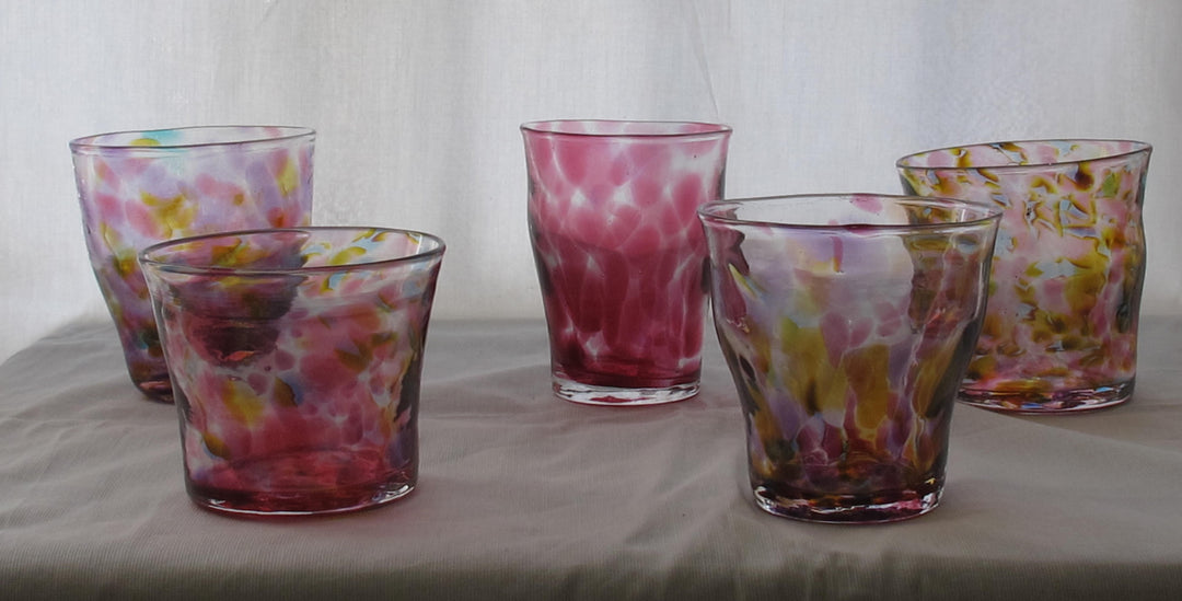 彩散らし赤Glass②