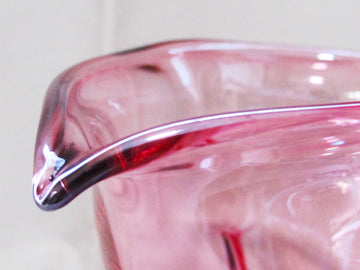 モダンな金赤の片口（大）　※限定一点モノ