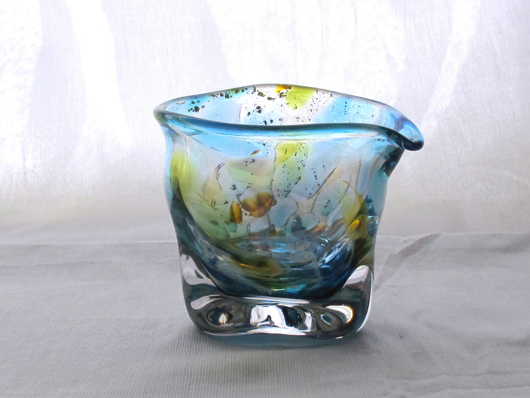 彩散らし 青彩片口