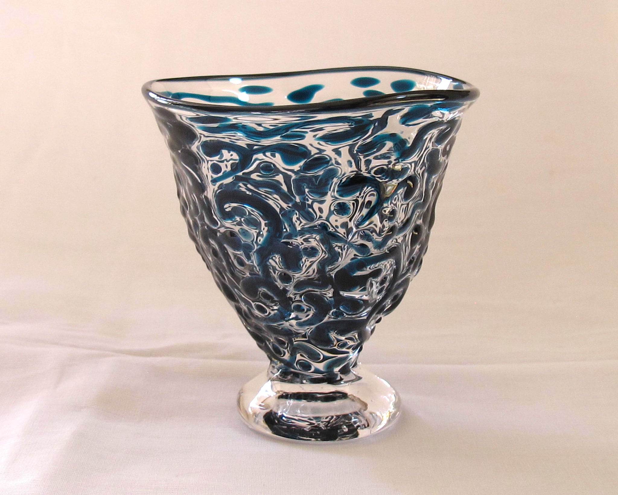 アラベスクつららグラス　濃紺