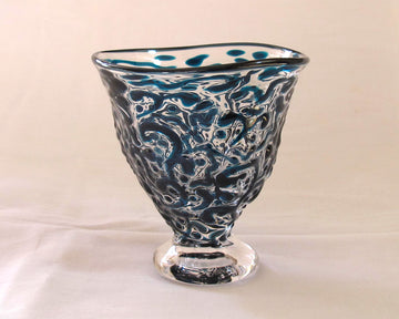 アラベスクつららグラス　濃紺