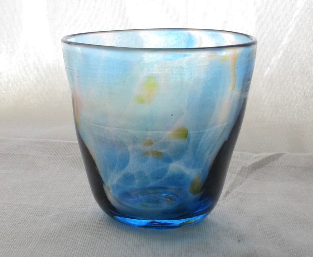 彩散らし青Glass