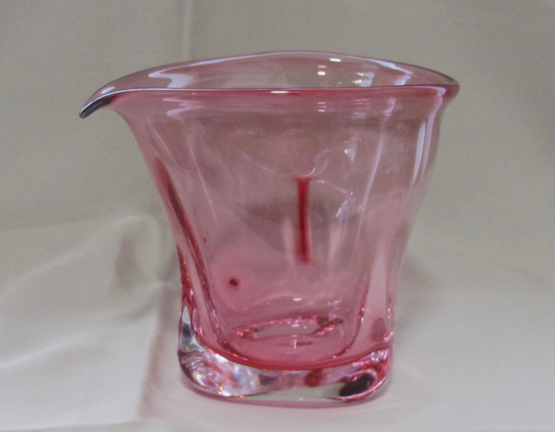 モダンな金赤の片口（大）　※限定一点モノ