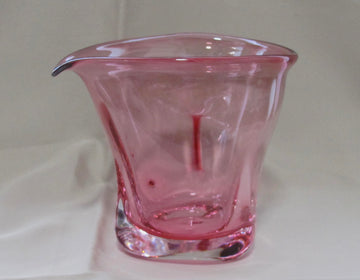 モダンな金赤の片口（大）　※限定一点モノ