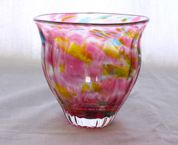 彩散らし赤　モールGlass