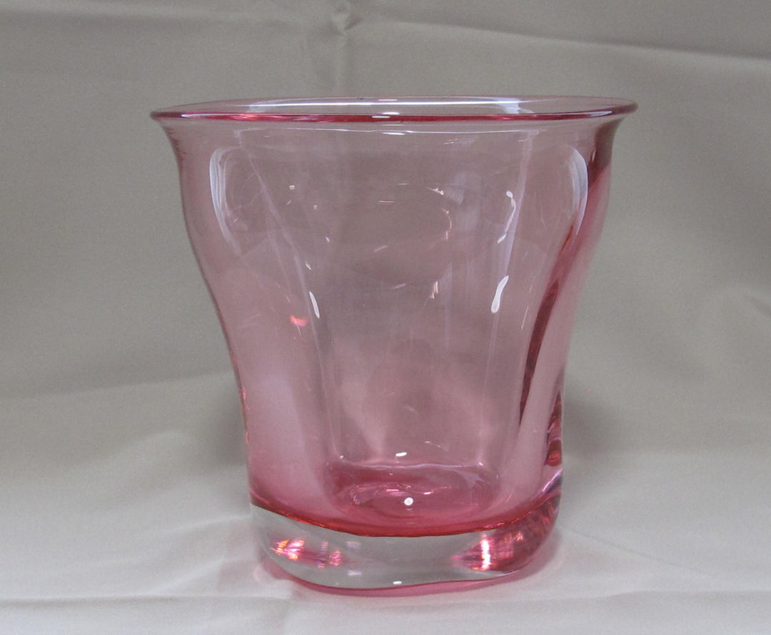 モダンな金赤の花器・花瓶　※限定一点モノ