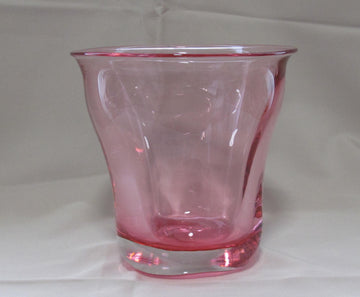 モダンな金赤の花器・花瓶　※限定一点モノ