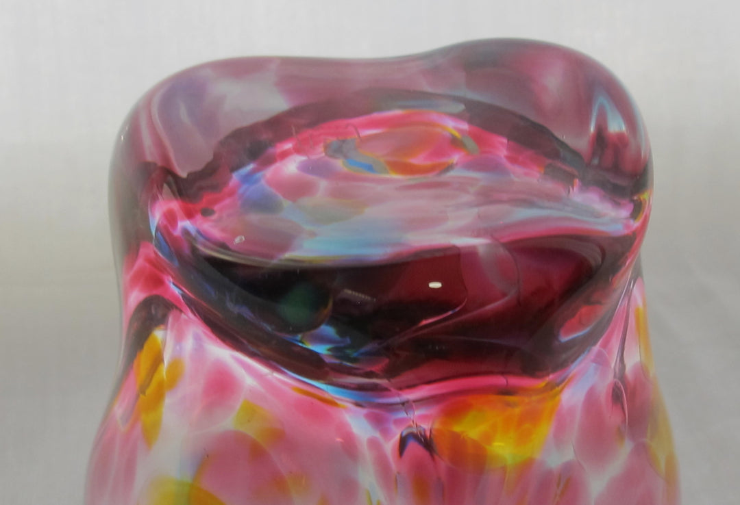 彩散らし赤　ロックGlass