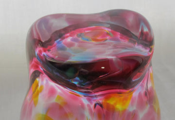 彩散らし赤　ロックGlass