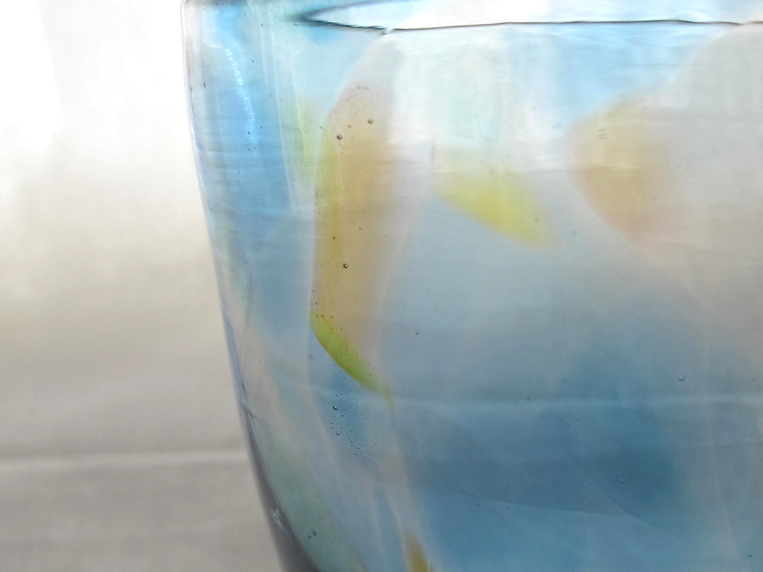 彩散らし青Glass