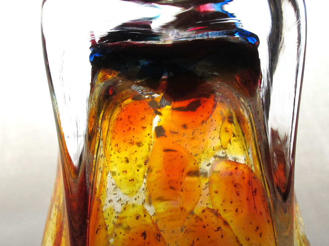 銀箔金彩散らし　キュービックGlass