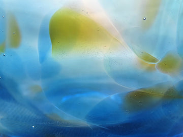 彩散らし青Glass