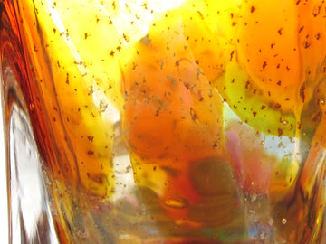 銀箔金彩散らし　キュービックGlass