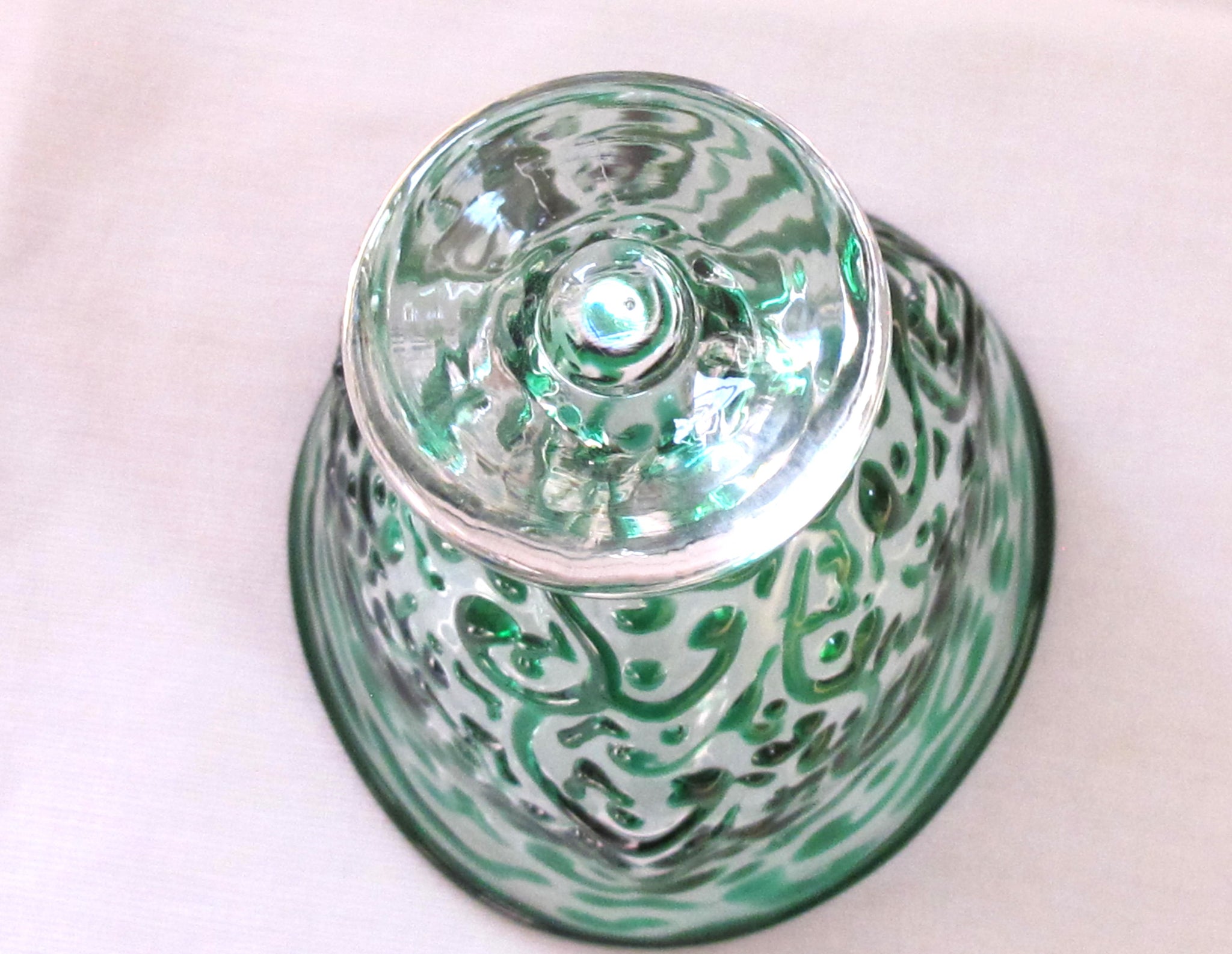 アラベスクつららグラス　緑