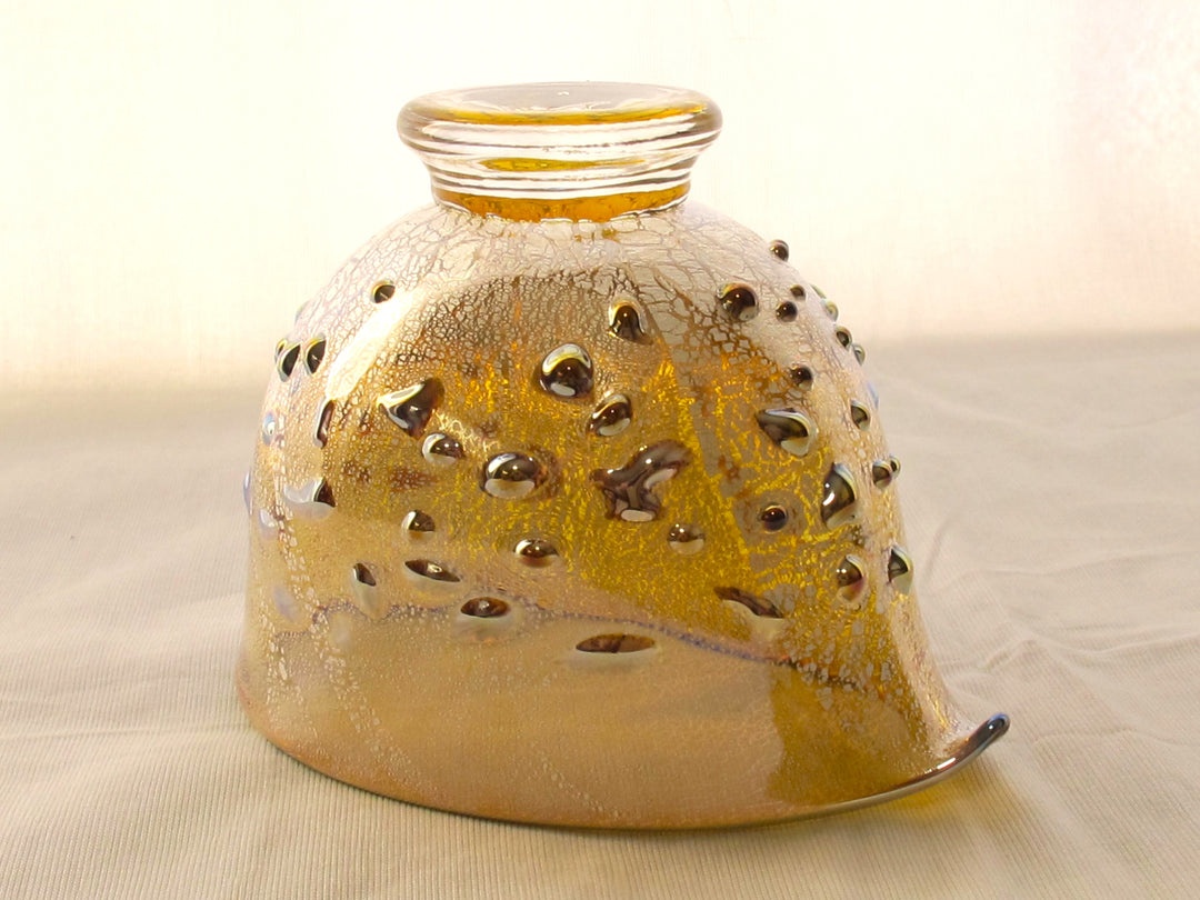 銀箔金彩　パール片口