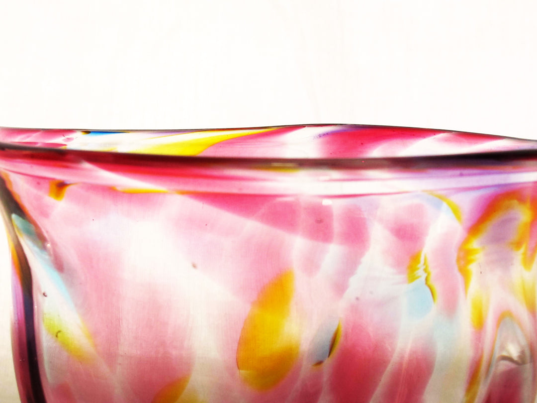 彩散らし赤　ロックGlass