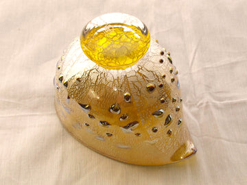 銀箔金彩　パール片口