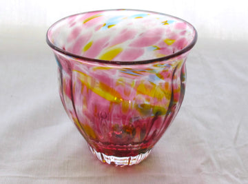 彩散らし赤　モールGlass