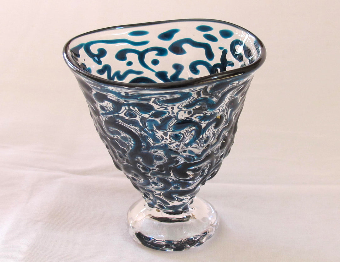 アラベスクつららグラス　濃紺