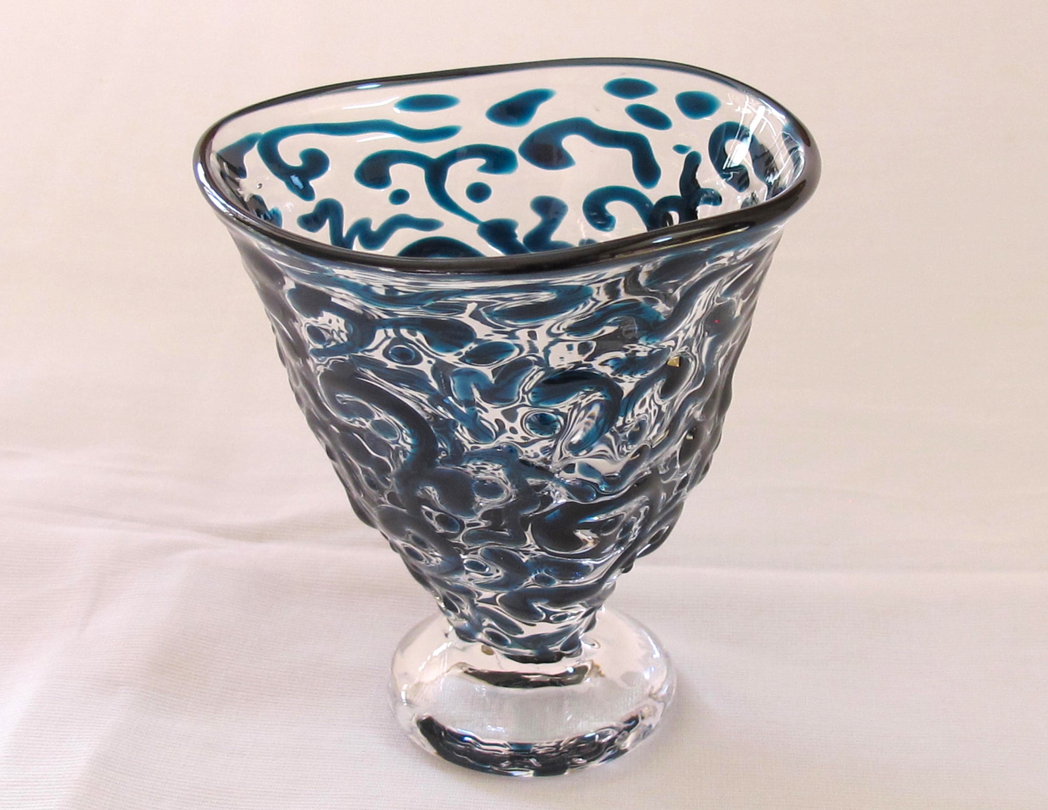 アラベスクつららグラス　濃紺