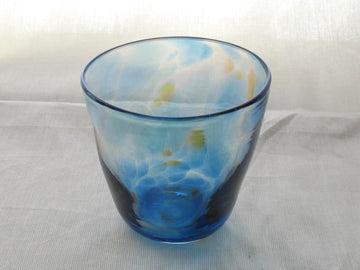 彩散らし青Glass