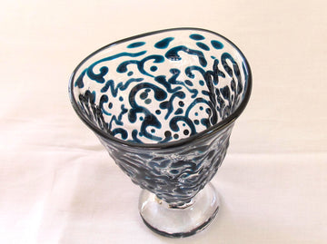 アラベスクつららグラス　濃紺