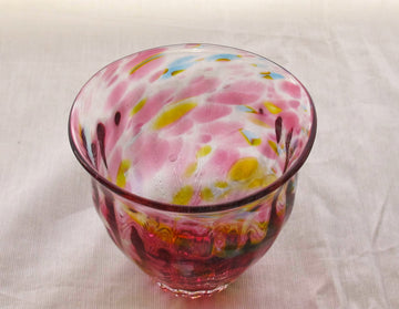 彩散らし赤　モールGlass