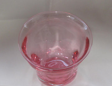 モダンな金赤の花器・花瓶　※限定一点モノ