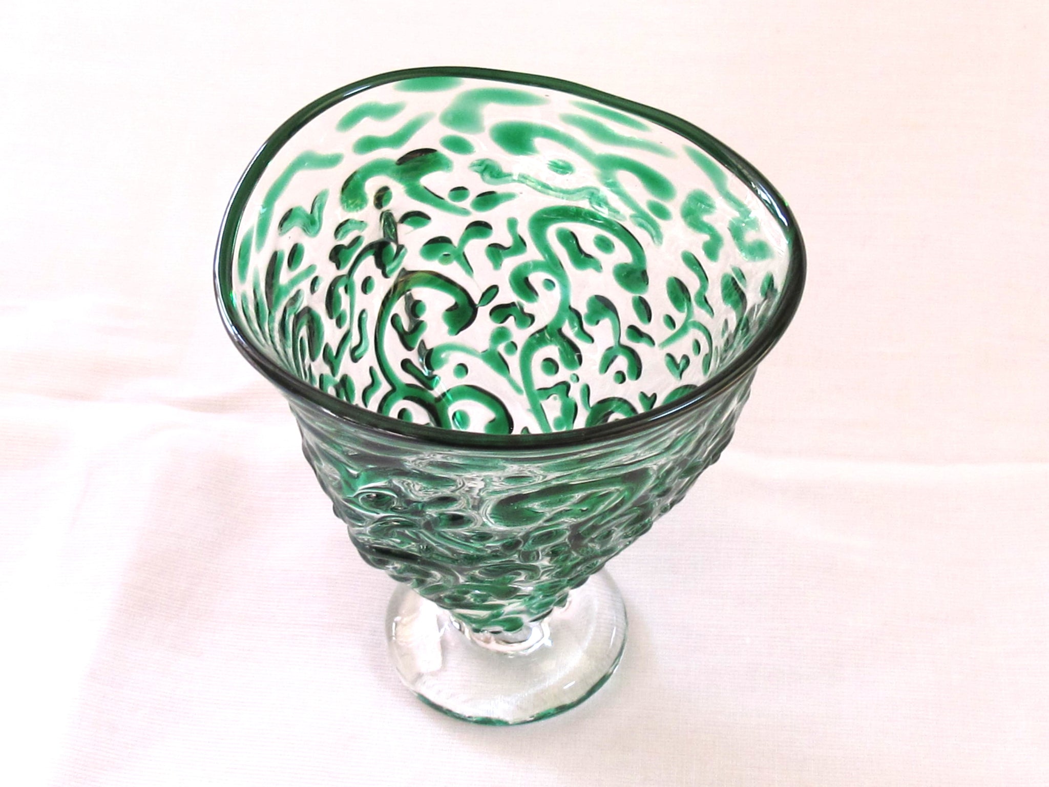 アラベスクつららグラス　緑