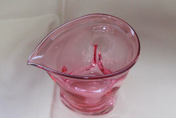 モダンな金赤の片口（大）　※限定一点モノ