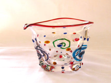 ジュエリー　片口（口巻き赤）