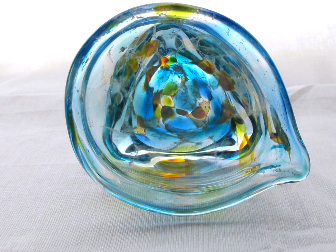 彩散らし 青彩片口