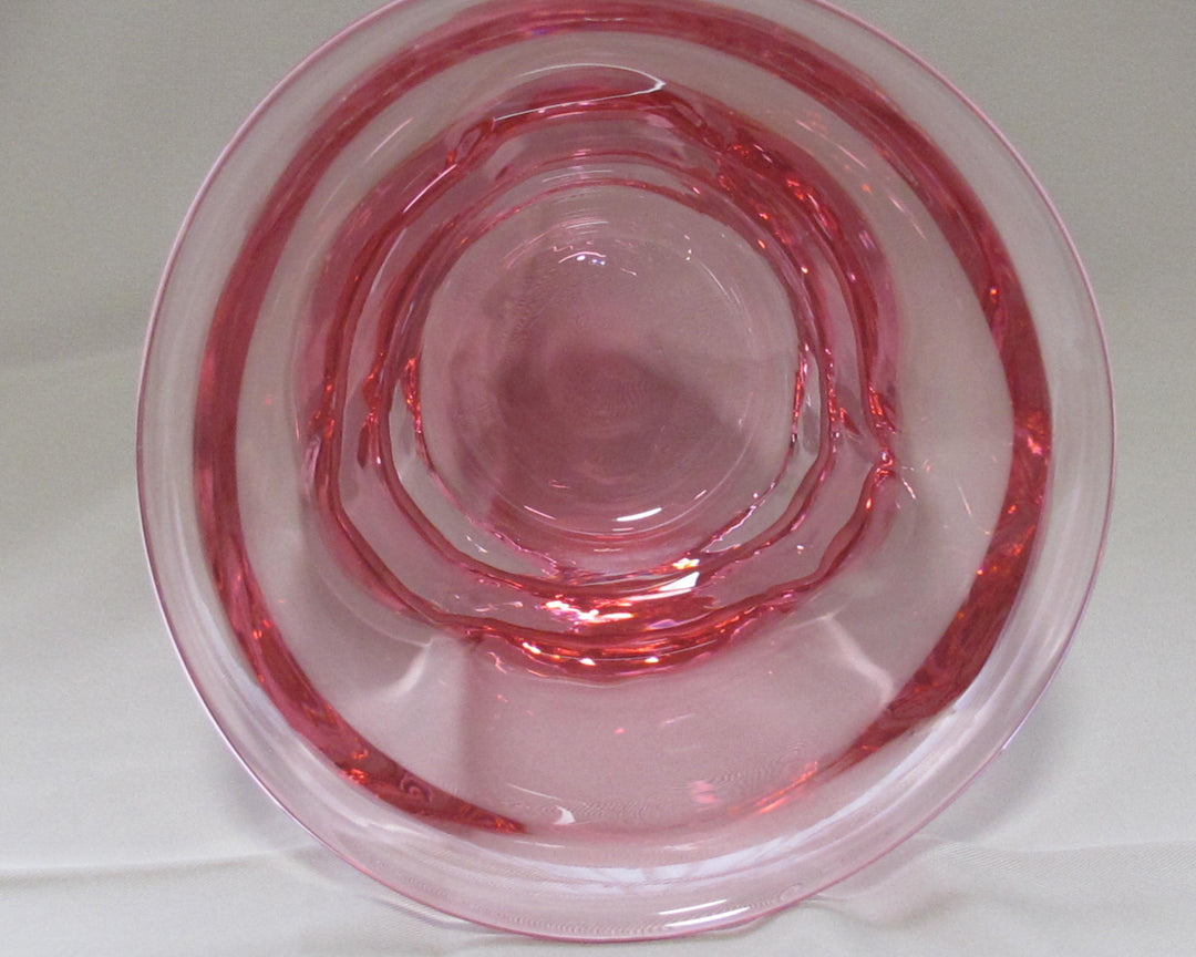 モダンな金赤の花器・花瓶　※限定一点モノ