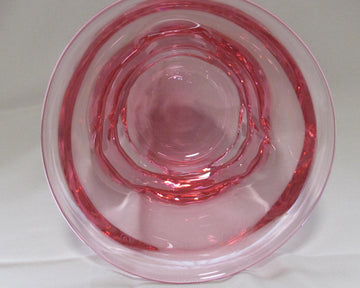 モダンな金赤の花器・花瓶　※限定一点モノ