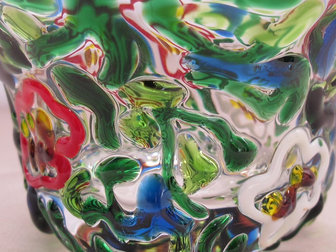 椿絵　ロックGlass