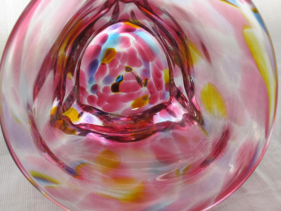 彩散らし赤　ロックGlass