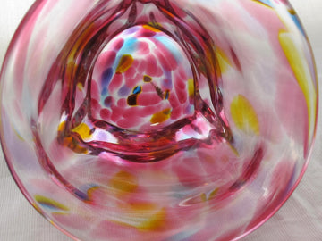 彩散らし赤　ロックGlass