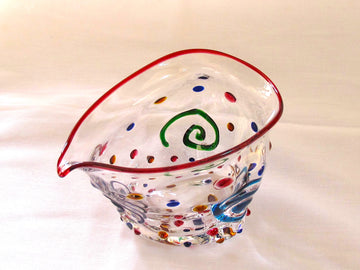 ジュエリー　片口（口巻き赤）