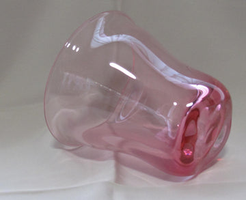 モダンな金赤の花器・花瓶　※限定一点モノ