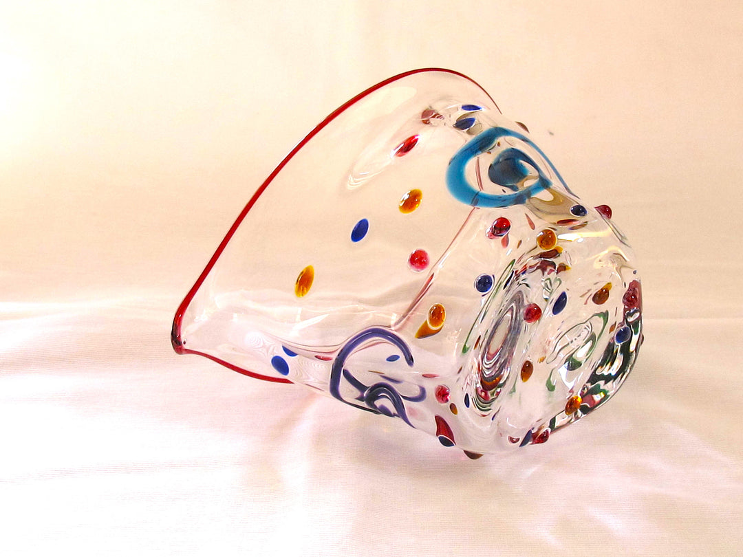 ジュエリー　片口（口巻き赤）