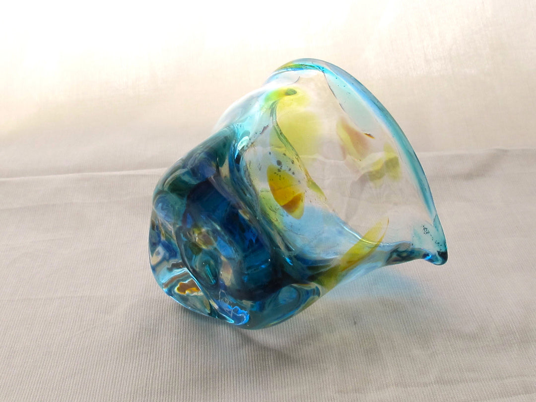 彩散らし 青彩片口