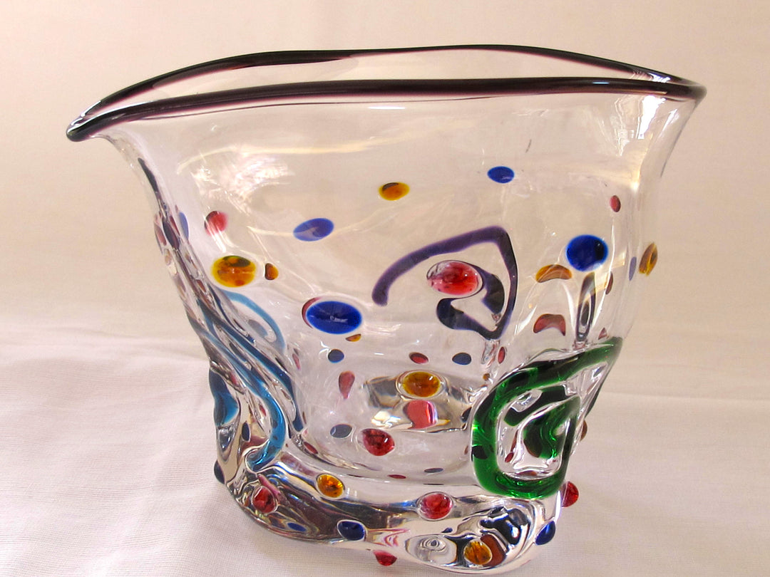 ジュエリー　片口（口巻き黒）