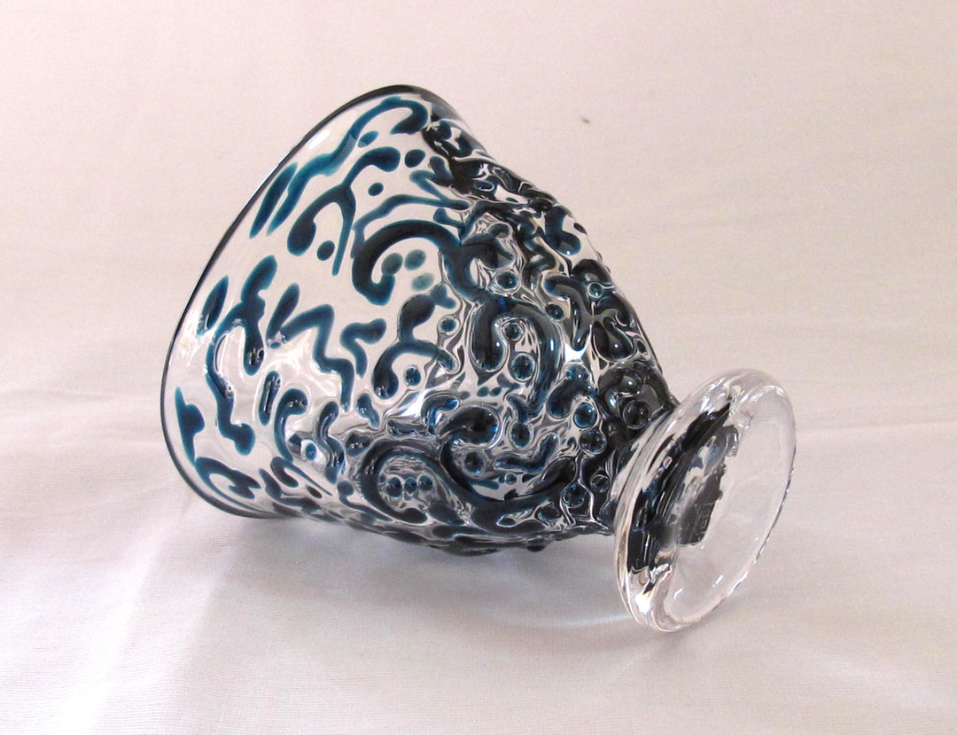 アラベスクつららグラス　濃紺