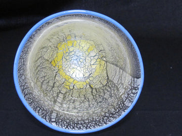 金彩 口巻き空色グラス　限定一点モノ