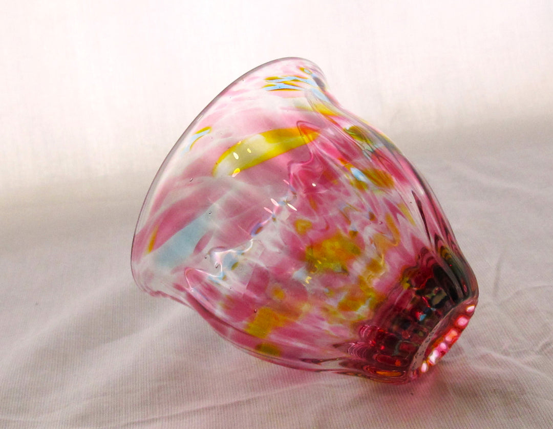 彩散らし赤　モールGlass