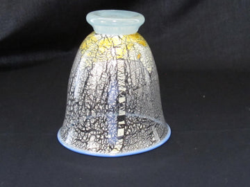 金彩 口巻き空色グラス　限定一点モノ