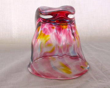 彩散らし赤　ロックGlass